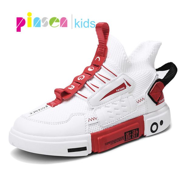 

2020 new spring children sneakers boys shoes girls fashion casual kids shoes for boy sport running child shoes chaussure enfant t200324, Black;red