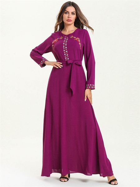 

abaya bangladesh muslim hijab dress jilbab turkish islam qatar robe musulman dubai caftan abayas women kaftan islamic clothing, Red