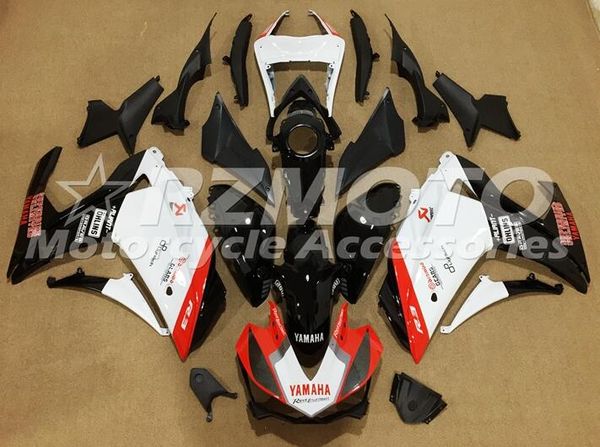 

новый впрыск абс-пластик полный обтекатель для yamaha r3 r25 2014 2015 2016 14 15 16 обтекатель кузова комплект красный белый