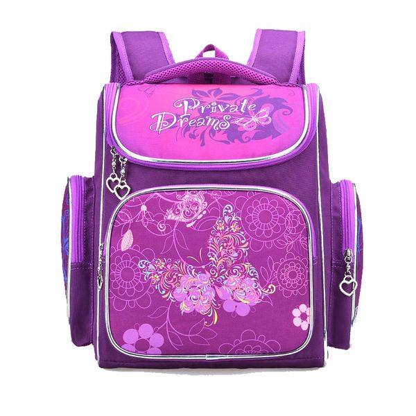 

2019 new girls school backpacks children school bags 3d butterfly bag for girl kids satchel knapsack mochila escolar grade 1-6