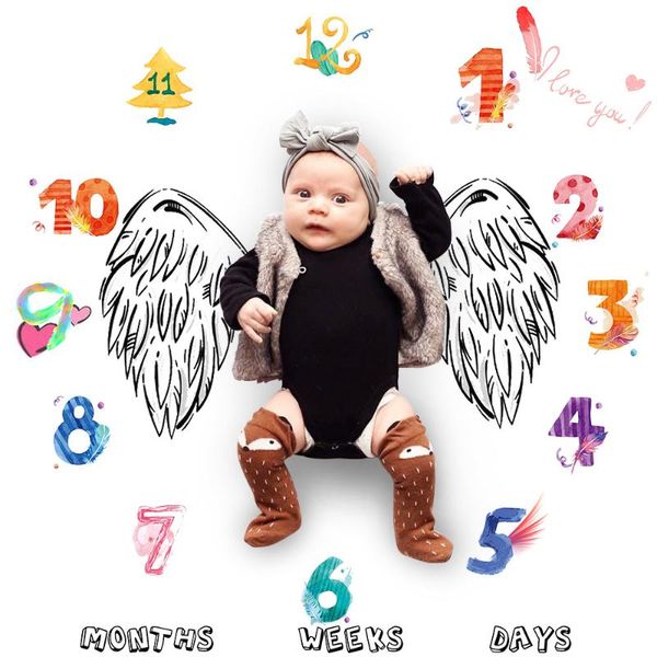 

baby pgraphy blanket full moon baby pgraphy background cloth children's creative sermon blanket 100*100cm