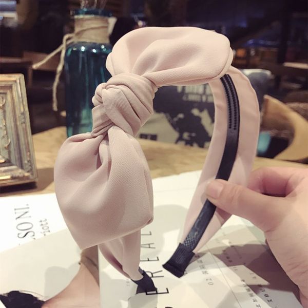 

haimeikang hair bow cross headband lady ear twisted knotted hairband for girl patchwork plaid turban cute hair hoop
