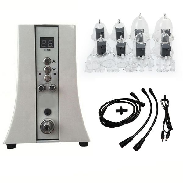 

multifunction body shaping slim breast massager pumps with 35 cups far infrared buttocks enlargement machine for butt lift hip home use dhl