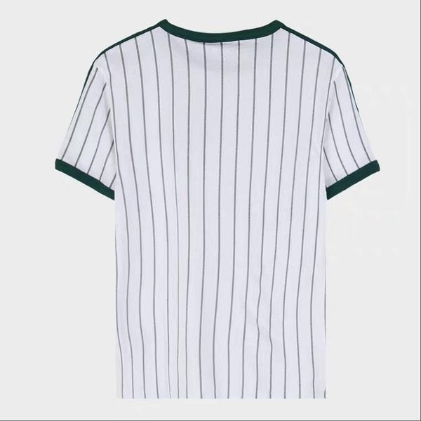 

2020 new fa9931 cotton t-shirt women/men autumn long sleeve o-neck striped female t-shirt white casual basic classic, White;black