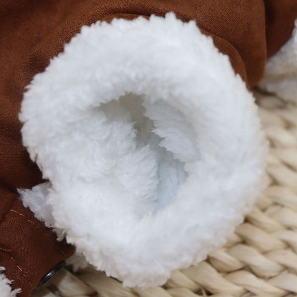 

pet dog winter coat clothes new nordic style faux suede fleece jacket warm dog 2-legged coat dogs clothing dog apparel