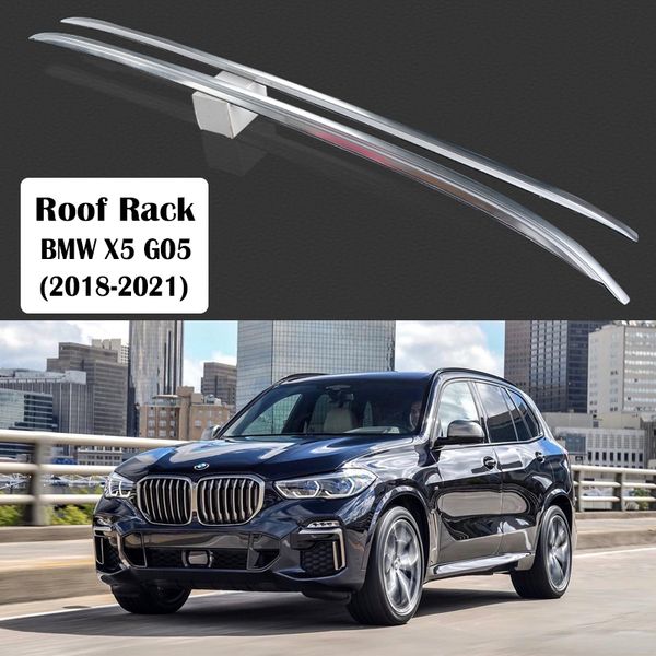 

aluminum alloy roof rack for x5 g05 2018 2019 2020 rails bar luggage carrier bars cross bar rack rail boxes