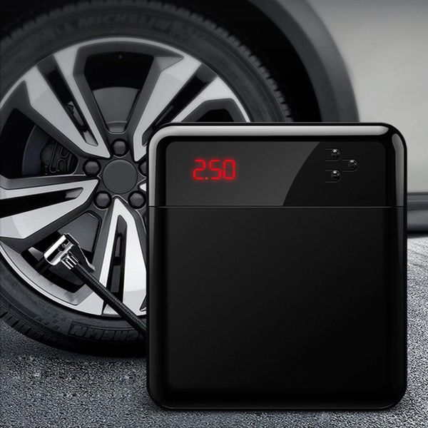 

car tires electric 12v mini portable air compressor digital car tire inflatable pump tire inflator