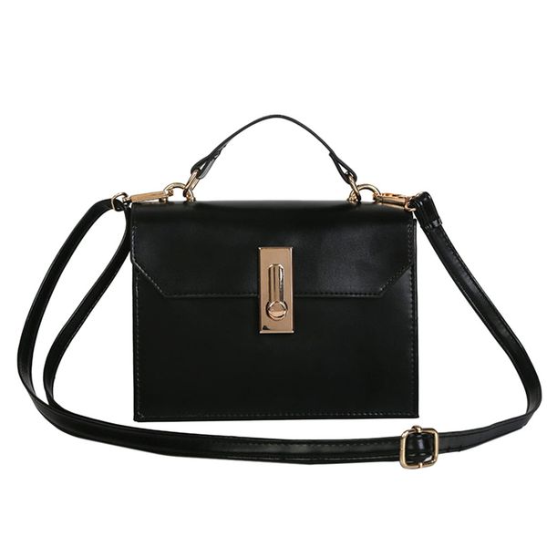 

fashion women shoulder bags leisure leather solid color single-shoulder simple small square bag messenger bags bolsas mujer