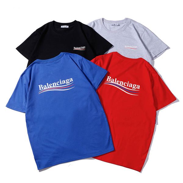 

designer t shirts mens clothing luxury br tee shirt fashion summer tide braned letters printed casual t shirts, White;black