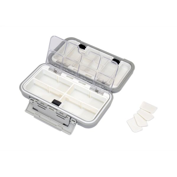 

waterproof fishing tackle box plastic box fish lure bait trout flies storage impact resistant