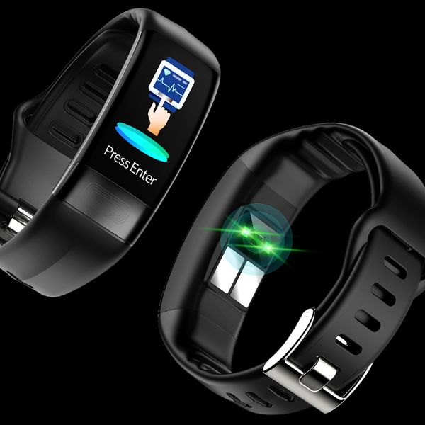 

new bicycle computer p11 ecg+hrv heart rate sleep monitor blood pressure monitor for ios for android waterproof intelligent