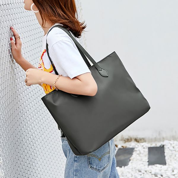 

2020 new style simple large-volume nylon oxford cloth hand big bag women's bag
