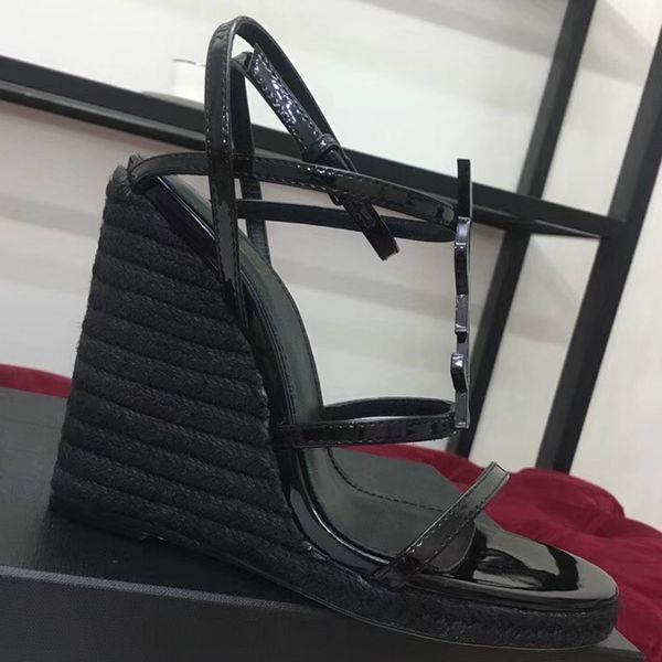 

new arrival women's soft suede casual black sandal shoes lady outdoor heels big size