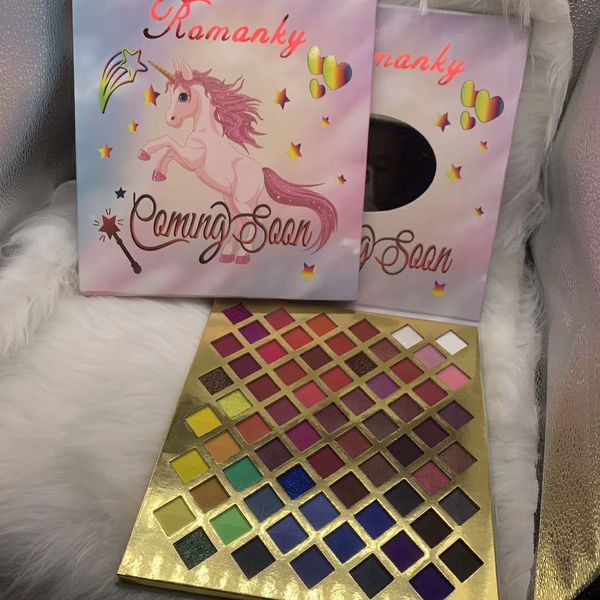 

waterproof long-lasting romanky cosmetics 66 colors matte & shimmer eye shadow palette easy to wear pro eye makeup for women dhl free