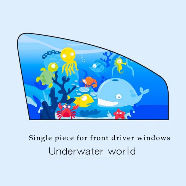 

car window sun shade whale cartoon pattern protect baby infants from sun glare uv rays