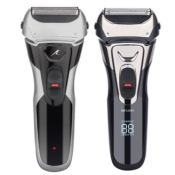 

1set men electric shaver usb rechargeable electric razor wet dry beard trimmer