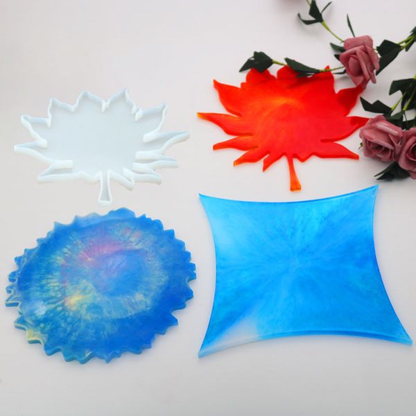 

silicone molds epoxy resin molds casting diy coasters mould handmade tools craft jewelry supplies
