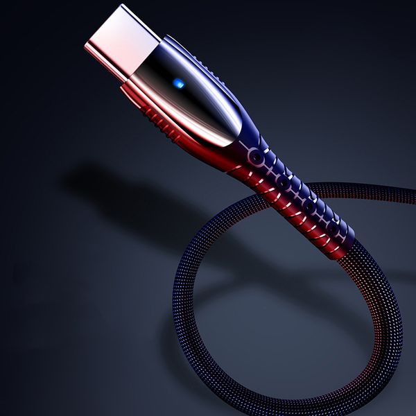 

5a charge cable super quick charge type-c data cables 3 colors mixed color ing
