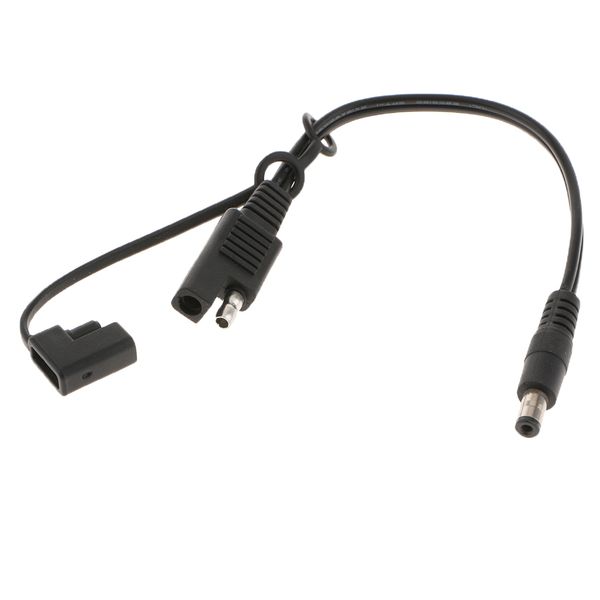 

8inch sae male connect to dc5521 coax male adapter cable