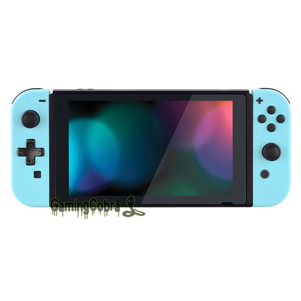 

soft touch heaven синий контроллер корпус (d-pad version) ж / полный набор кнопок diy замена shell для нинтендо коммутатора joy-con
