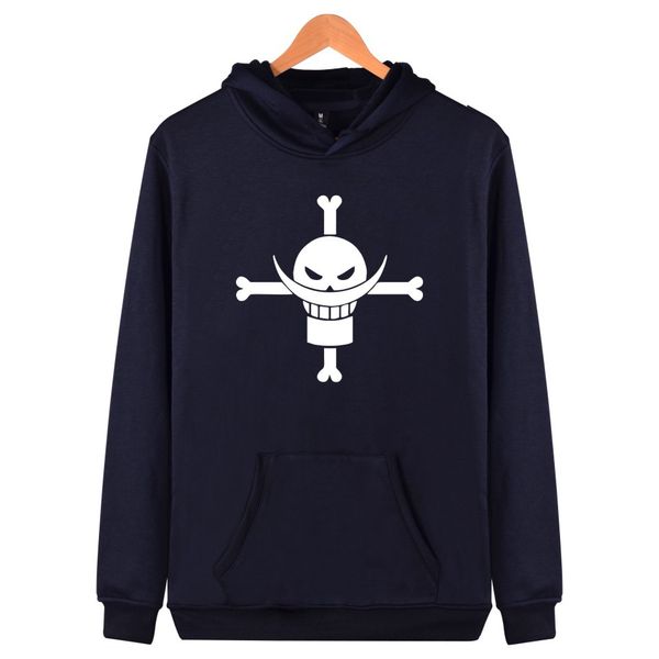 

anime one piece hoodie sweatshirt for men women kid girl cotton clothing clothes plus size, Black