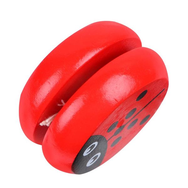 

3pcs wooden yoyo toys kid educational playthings creative wood kid yoyo toys thread control toys (beetle