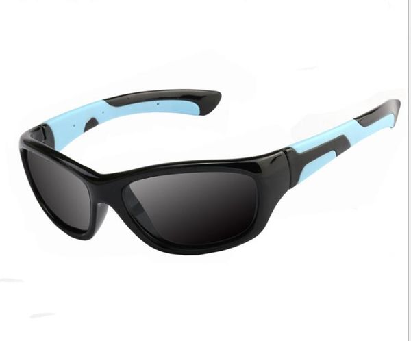 

children's polarized sunglasses two-color children's sports glasses, White;black