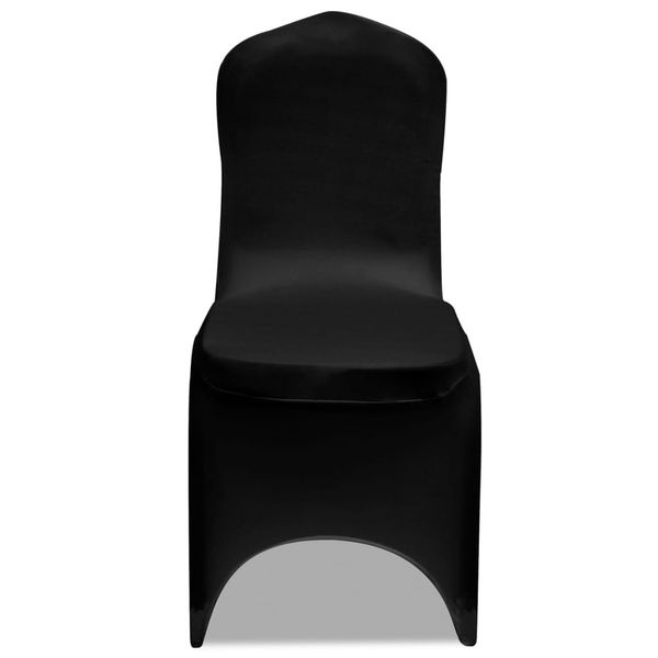 

black stretch fabric chair covers 24 pcs other home textile