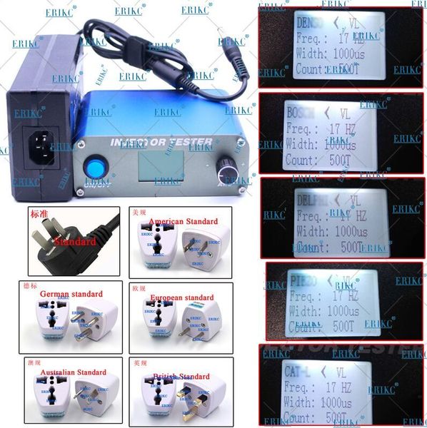 

erikc common rail pump fuel piezo injector tester machine simulator piezo fuel injection tester