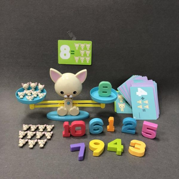 

monkey digital balance scale toy early learning balance children enlightenment digital addition and subtraction math scales toys