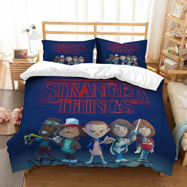 3d Printed Stranger Things Duvet Cover Bedding Set With Pillowcases