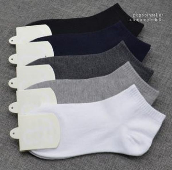 

designer summer winter spring socks mens solid socks sports athletic, Black
