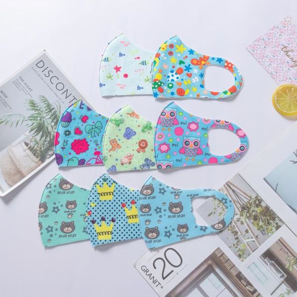 

printed for boys and clean mask mask girls haze-proof dust-proof breathable non-disposable cleanable, White