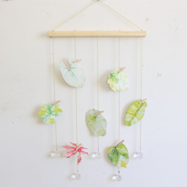

diy wood string p frame hanging wall wind chimes style picture shelf family memory p decoration 20 clips
