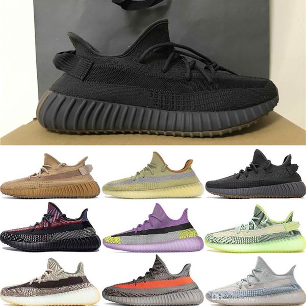 

new tail light kanye west marsh running sneaker yeezreel static reflective yeshaya yecheil cinder white sport shoes flax shoes