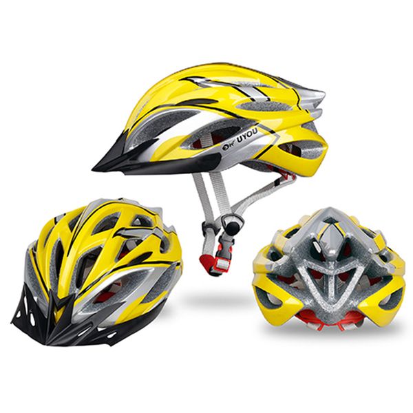 

ultralight bicycle helmet adjustable bike cycling helmets with light size 57-61 21 wind hole design bike outdoor sports 4 colors