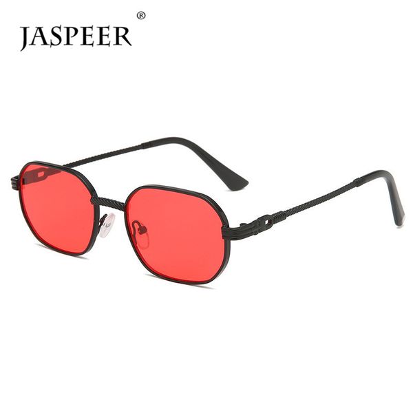 

jaspeer punk oval sunglasses men retro steampunk classical metal frames goggle uv400 driving sun glasses, White;black
