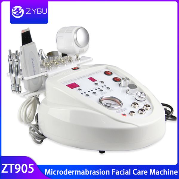 Beleza Facial 5 em 1 Profissional Ultrasound Skin Scrubber Dermoabrasão Microdermoabrasão Facial Peeling Máquina de Rejuvenescimento de Fótons