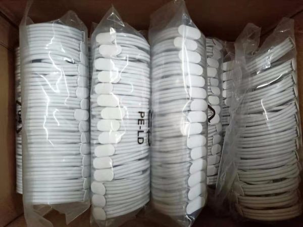 

100Pcs/Lot,Original A+++++ Quality OD3.0mm 1M/3FT USB Data Sync Charger Cable For iPhone X XS XR XS Max 8 8plus 7 6S 5 5S SE