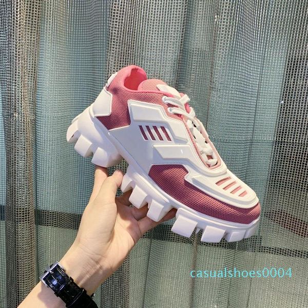 

2020 new luxury designer mens shoes men's and women's sports shoes thick-soled lace-up european and american star gym shoes al25, Black