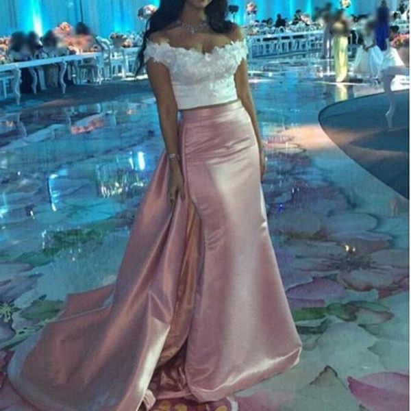 

2020 новая мода sexy официальные вечерние платья знаменитостей lace атласная русалка с плеча пром платья arabic сшитое дешевые, Black;red