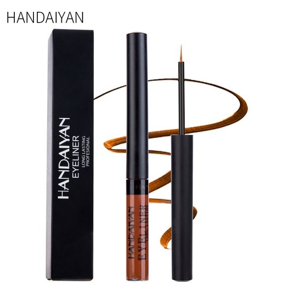 

handaiyan matte eyeliner eyes makeup delineador waterproof liner pour yeux white blue eye liner liquid for party mat eyeshadow