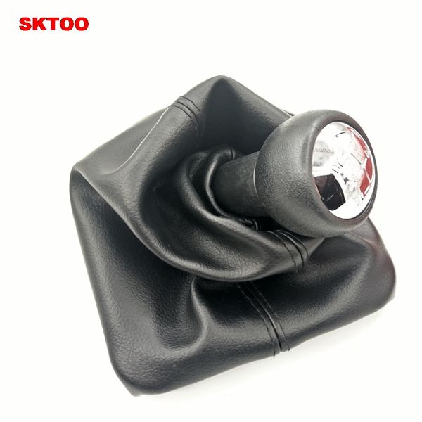 

leather 5 speed manual car gear stick shift lever knob for 206 306 307 308 3008 c2 c3 c4 saxo xsara berlingo pu