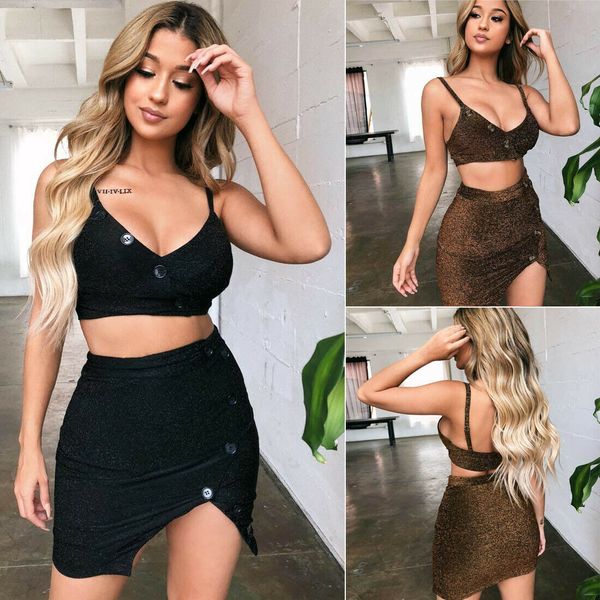 

женская повязка bodycon без рукавов вечерняя вечеринка коктейль клуб короткие мини юбки наборы, White