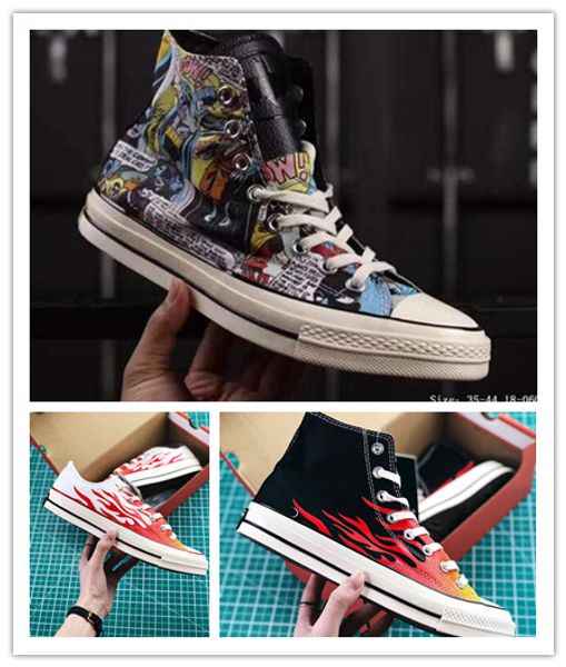 

Горячие Sale-w DC Comics X 1970s Повседневная обувь для скейтбордов Модная женская мужская