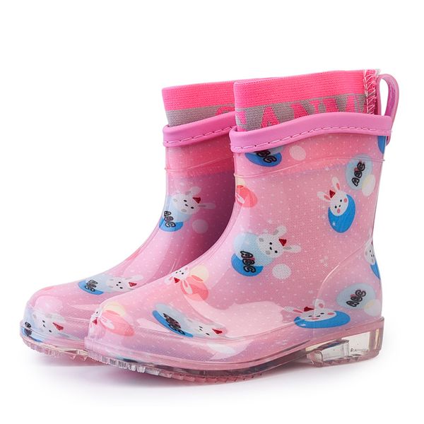 

kids shoes pvc rubber rain boots boys/girls cartoon children water shoes waterproof rainboots non-slip four seasons removable, Black;grey