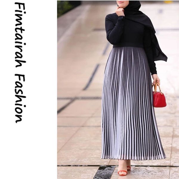 

ethnic clothing accordion pleats dress abaya turkish bangladesh robe arabe caftan marocain kaftan islamic clothe muslim dubai hijab, Red