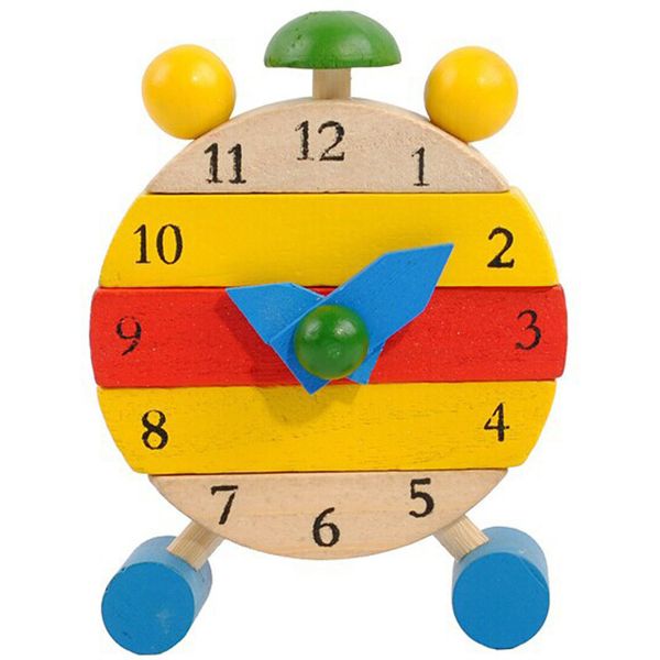 

hand made wooden clock toys for kids learn time clock educational toys for children shaper trinmmer shirts supplies