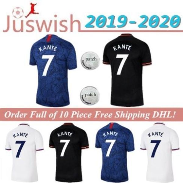 

thailand kante abraham mount lampard odoi jorginho pulisic soccer jersey 2019 2020 giroud willan football shirt 19 20 men mayorista, Black;yellow
