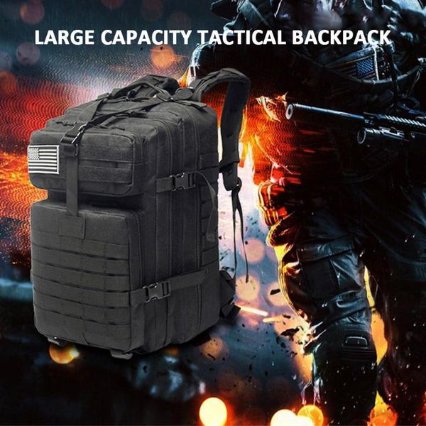 

backpack practical durable 40l 800d waterproof oxford camping bag drawstring outdoors mountaineering backpack waist